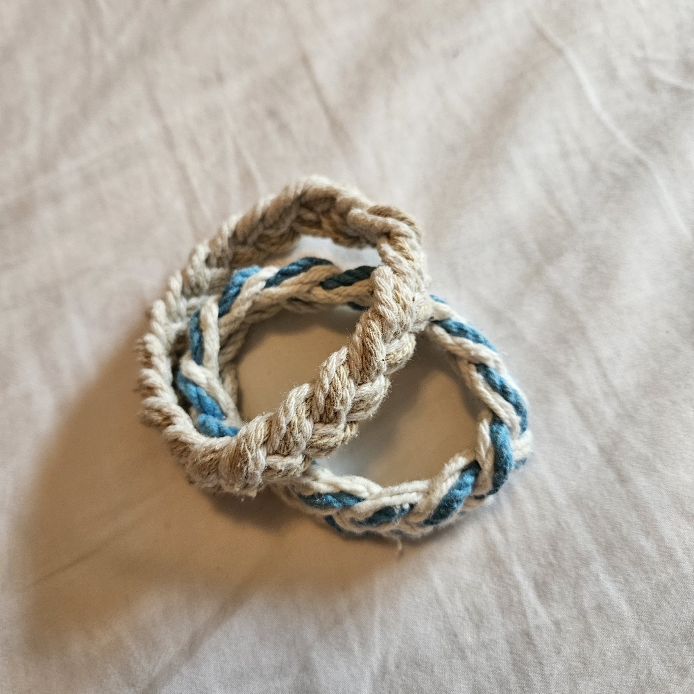 Beachy rope bracelets (0726)
